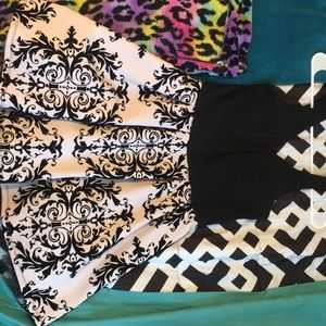 light pink/black dress